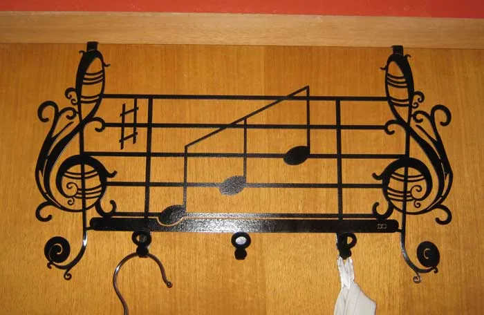 Türgarderobe Noten - Style / Musik Garderobe Tür Neuheit