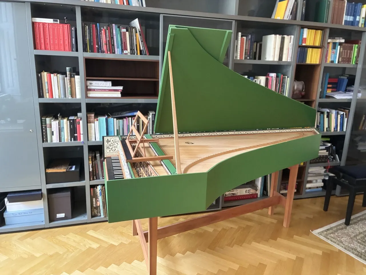 Cembalo 2016 von Christoph Roth in Berlin gebaut.