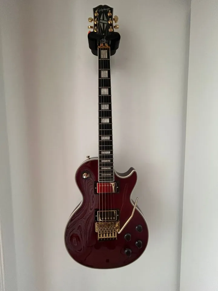 Epiphone Alex Lifeson Les Paul Custom Axcess Ruby