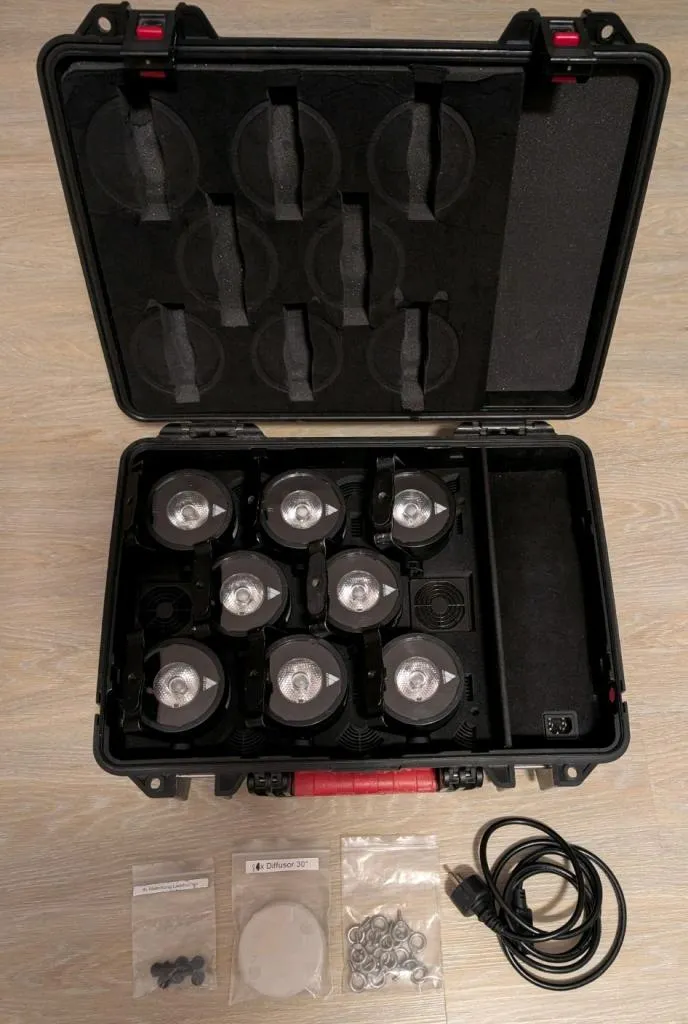 Astera 8x AX3 Lightdrop Akku LED Outdoor Spot Set